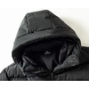 image:imageKELME Mens Long Parka Winter Coats Windproof Hooded Soccer Jacket Stadium Outdoor Cold Weather Warm OuterwearBlack Blue
