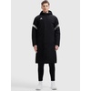image:imageKELME Mens Long Parka Winter Coats Windproof Hooded Soccer Jacket Stadium Outdoor Cold Weather Warm OuterwearBlackwhite