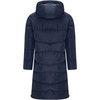 image:imageKELME Mens Long Parka Winter Coats Windproof Hooded Soccer Jacket Stadium Outdoor Cold Weather Warm OuterwearBlue Silver