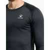 image:imageKELME Mens Long Sleeve Compression Shirt Cool Dry Athletic Top Base Layers Running Soccer Football Undershirt TShirtBlack