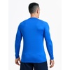 image:imageKELME Mens Long Sleeve Compression Shirt Cool Dry Athletic Top Base Layers Running Soccer Football Undershirt TShirtBlue