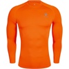 image:imageKELME Mens Long Sleeve Compression Shirt Cool Dry Athletic Top Base Layers Running Soccer Football Undershirt TShirtOrange
