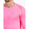 image:imageKELME Mens Long Sleeve Compression Shirt Cool Dry Athletic Top Base Layers Running Soccer Football Undershirt TShirtPink
