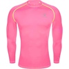 image:imageKELME Mens Long Sleeve Compression Shirt Cool Dry Athletic Top Base Layers Running Soccer Football Undershirt TShirtPink