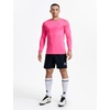 image:imageKELME Mens Long Sleeve Compression Shirt Cool Dry Athletic Top Base Layers Running Soccer Football Undershirt TShirtPink