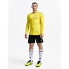 image:imageKELME Mens Long Sleeve Compression Shirt Cool Dry Athletic Top Base Layers Running Soccer Football Undershirt TShirtYellow