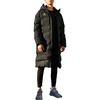 image:imageKELME Mens Long Parka Winter Coats Windproof Hooded Soccer Jacket Stadium Outdoor Cold Weather Warm OuterwearBlack Yellow