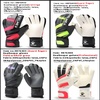 image:imageKELME Goalkeeper Gloves for Kids AdultsAbrasionResistant Latex Palms with Enhanced Grip TechnologyGoalie Gloves with Adjustable Double Wrist Straps for Soccer TrainingBlack Traing Artificial Grass