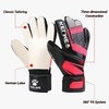 image:imageKELME Goalkeeper Gloves for Kids AdultsAbrasionResistant Latex Palms with Enhanced Grip TechnologyGoalie Gloves with Adjustable Double Wrist Straps for Soccer TrainingRed