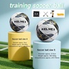 image:imageKELME Soccer Ball Sizes 4 5  Practice and Match Ball for Adults WearResistant Lightweight Design for Training and Gamesblack and gold