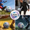 image:imageKELME Soccer Ball Sizes 4 5  Practice and Match Ball for Adults WearResistant Lightweight Design for Training and Gamespink and blue