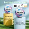 image:imageKELME Soccer Ball Sizes 4 5  Practice and Match Ball for Adults WearResistant Lightweight Design for Training and Gamespink and blue