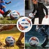 image:imageKELME Soccer Ball Sizes 4 5  Practice and Match Ball for Adults WearResistant Lightweight Design for Training and Gameswhite and red
