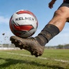 image:imageKELME Soccer Ball Sizes 4 5  Practice and Match Ball for Adults WearResistant Lightweight Design for Training and Gameswhite red