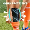 image:imageKELME Soccer Shin GuardsLightweight Shin PadsCushion Protection Reduce Shocks and Injuries for Kids AdultGrey