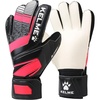 image:imageKELME Goalkeeper Gloves for Kids AdultsAbrasionResistant Latex Palms with Enhanced Grip TechnologyGoalie Gloves with Adjustable Double Wrist Straps for Soccer TrainingRed