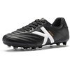 image:imageKELME Nebula Mens Soccer Cleats FirmArtificial Ground Shoes for Outdoor Football Rugby BaseballBlack