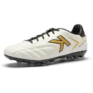 image:imageKELME KFighting Microfiber Leather Soccer Cleats FirmArtificial Ground Outdoor Shoes for Men WomenWhite