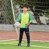 image:imageKELME Mens Soccer Goalkeeper Padded Sport Pants Knee ProtectionBlack Green Pants