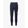 image:imageKELME Mens Soccer Goalkeeper Padded Sport Pants Knee ProtectionDark Blue Orange Pants