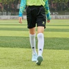 image:imageKELME Mens Soccer Goalkeeper Padded Sport Pants Knee ProtectionDark Blue Orange Short