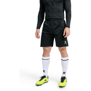 image:imageKELME Mens Soccer Goalkeeper Padded Sport Pants Knee ProtectionBlack Green Short