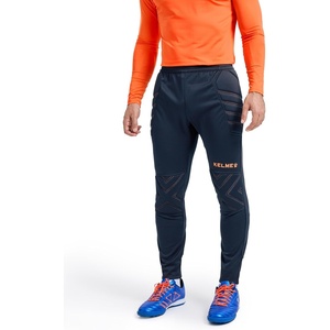 image:imageKELME Mens Soccer Goalkeeper Padded Sport Pants Knee ProtectionDark Blue Orange Pants