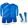 image:imageKELME Kids Padded Goalie ShirtYouth Goalkeeper JerseyLong Sleeve Soccer Football Training UniformBlue