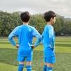 image:imageKELME Kids Padded Goalie ShirtYouth Goalkeeper JerseyLong Sleeve Soccer Football Training UniformBlue