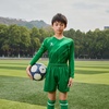 image:imageKELME Kids Padded Goalie ShirtYouth Goalkeeper JerseyLong Sleeve Soccer Football Training UniformGreen