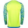 image:imageKELME Kids Padded Goalie ShirtYouth Goalkeeper JerseyLong Sleeve Soccer Football Training UniformYellowBlue