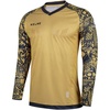 image:imageKELME Kids Padded Goalie ShirtYouth Goalkeeper JerseyLong Sleeve Soccer Football Training UniformGoldBlack