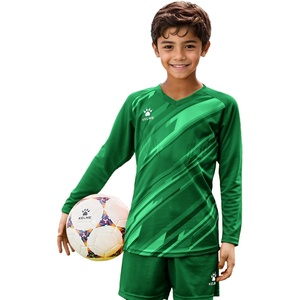 image:imageKELME Kids Padded Goalie ShirtYouth Goalkeeper JerseyLong Sleeve Soccer Football Training UniformGreen
