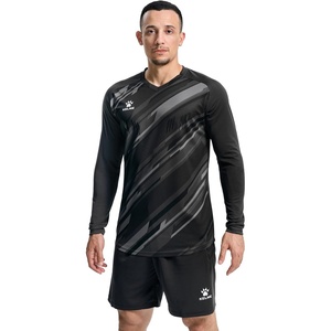 image:imageKELME Men Padded Goalkeeper Soccer Jersey Shorts Goalkeeper Kit Youth Goalie Apparel Shirt and Pants with SocksBlack