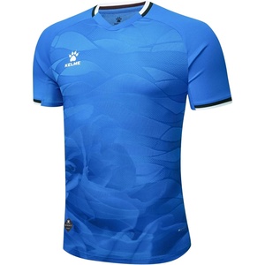 image:imageKELME Soccer Jersey for Adult Breathable QuickDry Football TShirt Sport Training UniformBlue