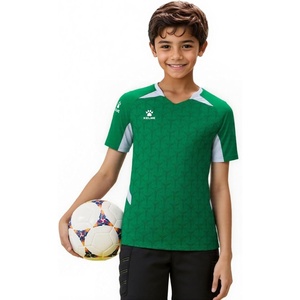 image:imageKELME Soccer Jersey for Girls Boys Breathable QuickDry Football TShirt Sport Training UniformGreenWhite