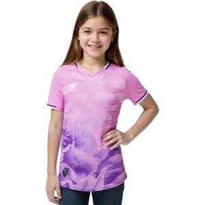 image:imageKELME Soccer Jersey for Girls Boys Breathable QuickDry Football TShirt Sport Training UniformPurple