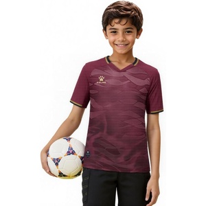 image:imageKELME Soccer Jersey for Girls Boys Breathable QuickDry Football TShirt Sport Training UniformRed
